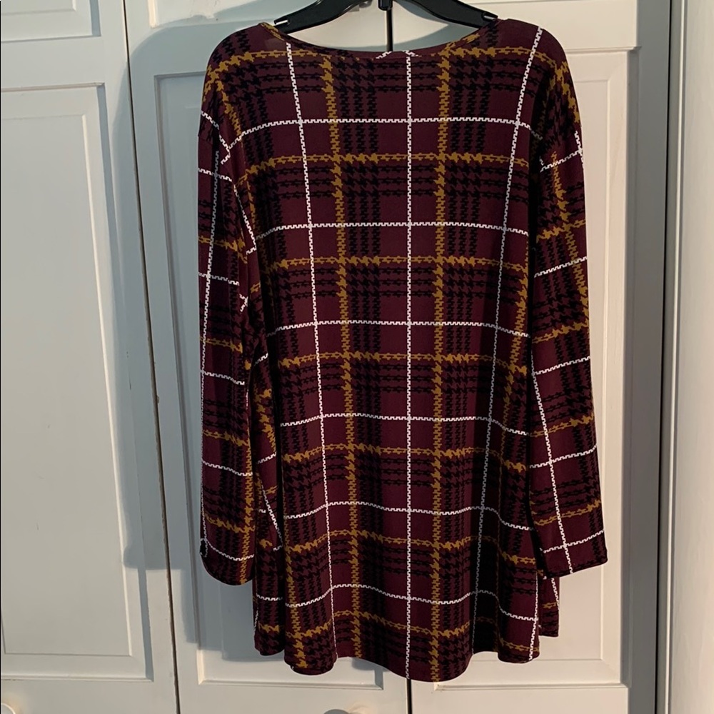 Cato Multi-colored Tunic Blouse EUC - Picture 6 of 9